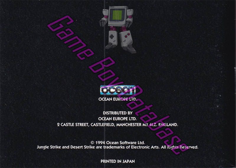 Jungle Strike UKV-1 (970820) - Informations - Game Boy Database