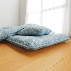 日本製 抗菌防臭ウルトラボリューム組布団(ブルー): 寝具／はぴねすくらぶ