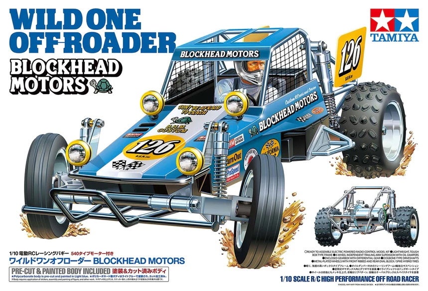 Tamiya 1:10 Wild One Off-Roader Blockhead Motors - KIT | EuroRC.com