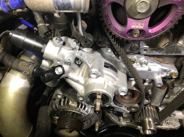 クレスタ JZX90 ウォーターポンプ 交換！｜チューニングショップ/GT