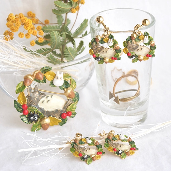 Donguri Closet】となりのトトロ ブローチ お昼寝トトロ | どんぐり