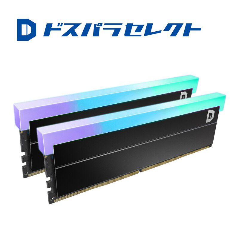 DDR5メモリD5D6000-16G2A1-RGB-WH 16GB×2枚（32） DDR5メモリD5D6000
