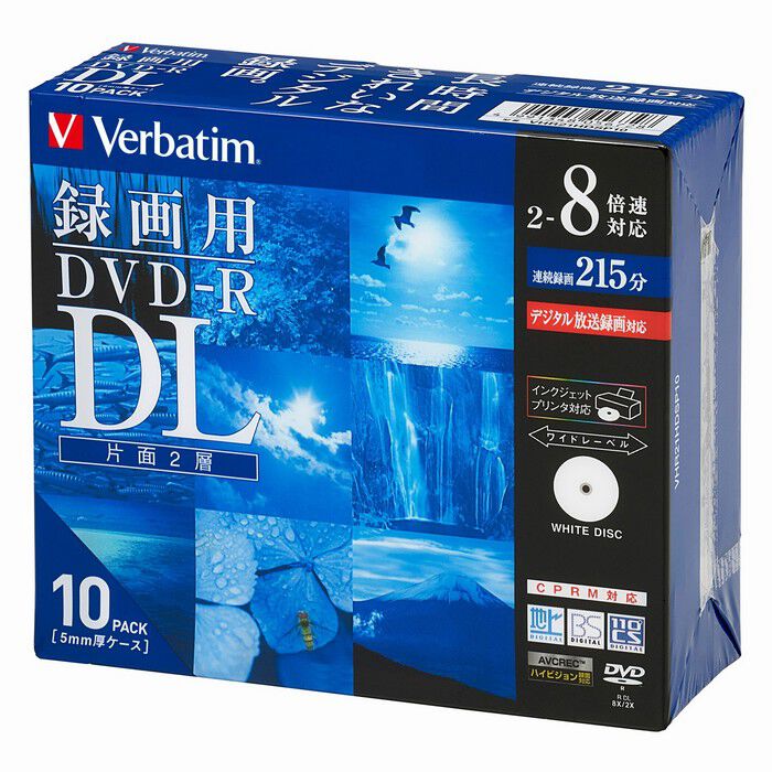 Verbatim VHR21HDSP10 (DVD-R DL 8.5GB 10枚) ｜ パソコン通販の