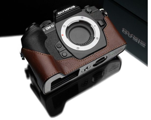 Olympus OM-D E-M1 Genuine Leather Camera Half Cases - Daily Camera
