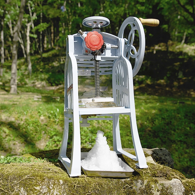 手動タイプ ブロックアイススライサー 初雪氷削機（業務用手動式かき氷