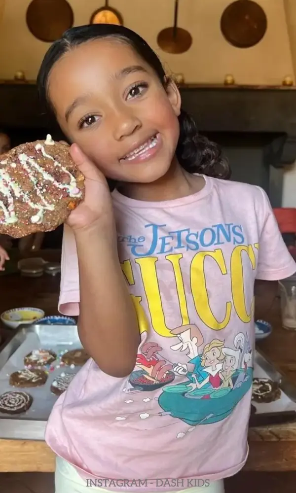 Kim Kardashian's Daughter Chicago West Gucci Jetson T-Shirt