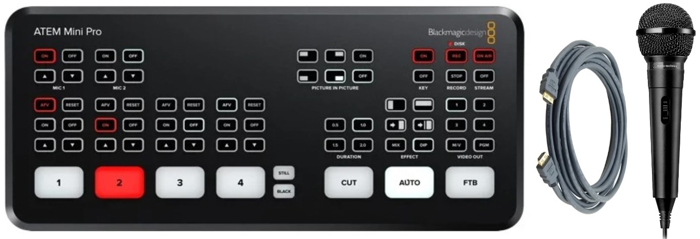 Blackmagic Design ATEM Mini Pro HDMI Live Stream Switcher With