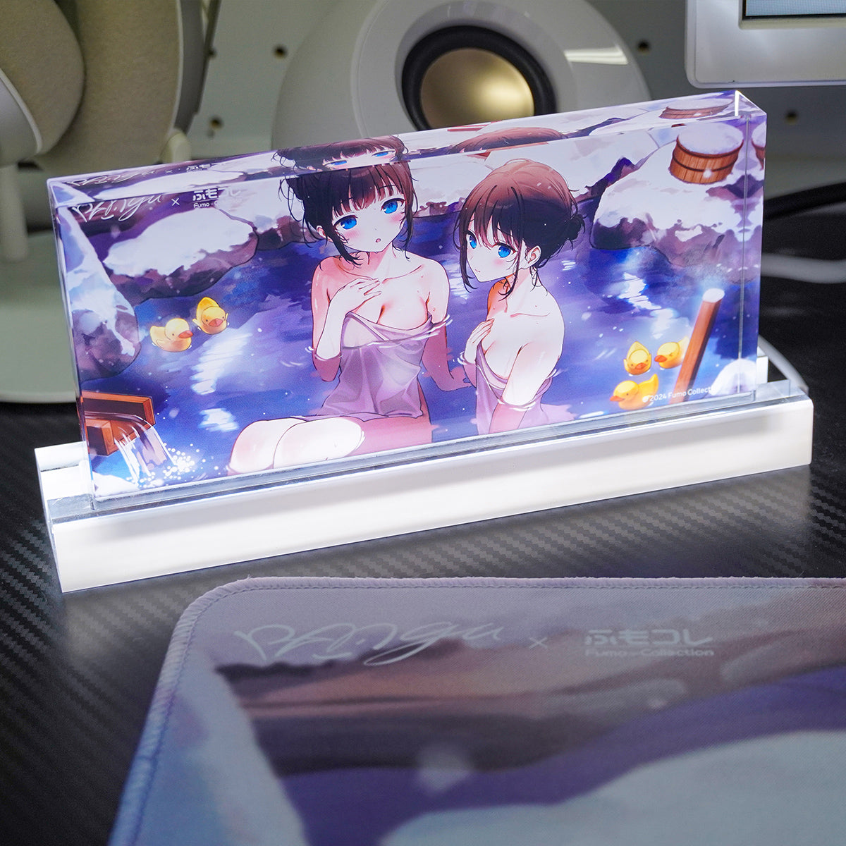 ふもコレSEASONS × らんぐ LEDスタンド付きアクリルブロック 24冬