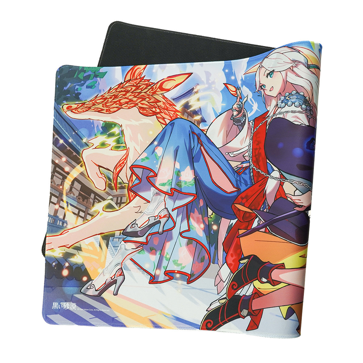 ふもコレ × 黒い砂漠 ゲーミングマウスパッド メグ＆ウサ 2XL｜ふも