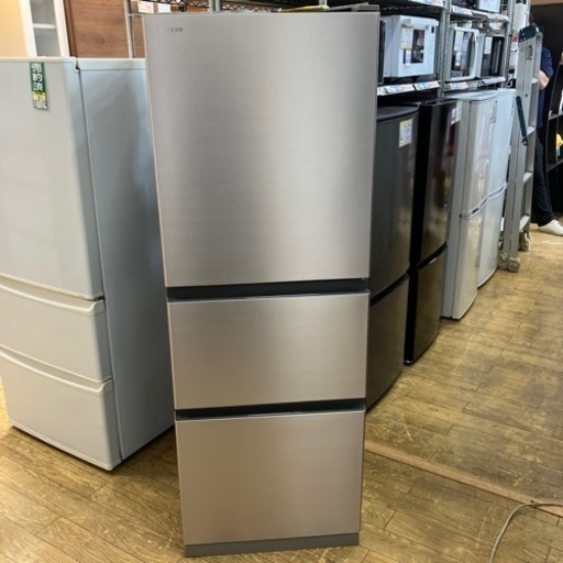 HITACHI 2021年製 265L冷蔵庫 R-27NV 日立 幅54cm 3ドア 真ん中野菜