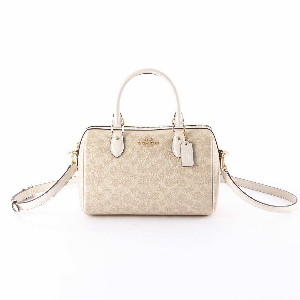 コーチ COACH ボストンバッグ ローワン サッチェル シグネチャー CV961