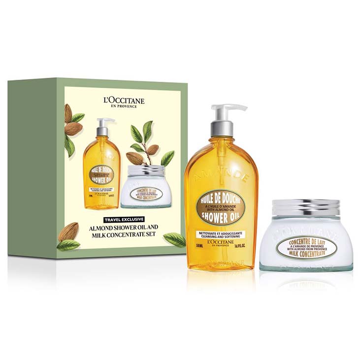 アーモンド シャワーオイル& ミルクコンセントレート キット