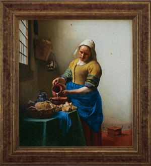 高級美術複製画 フェルメール《 牛乳を注ぐ女 THE MILKMAID 》 発売