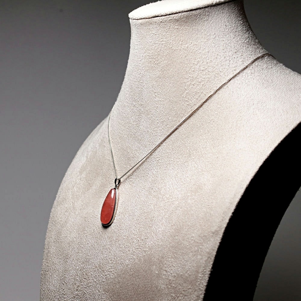 高品質]アルゼンチン産インカローズペンダントトップ/ロードクロサイト