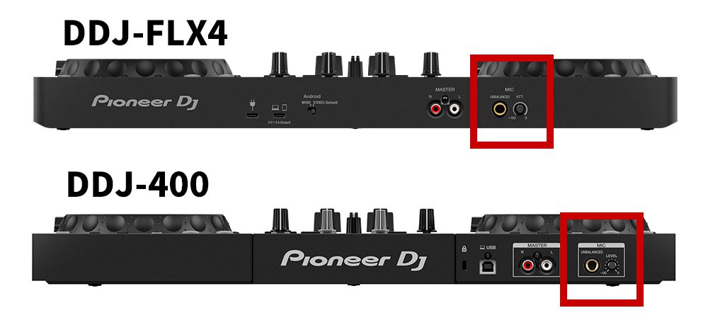 Pioneer DJの新商品”DDJ-FLX4”と従来の定番コントローラー”DDJ-400”を