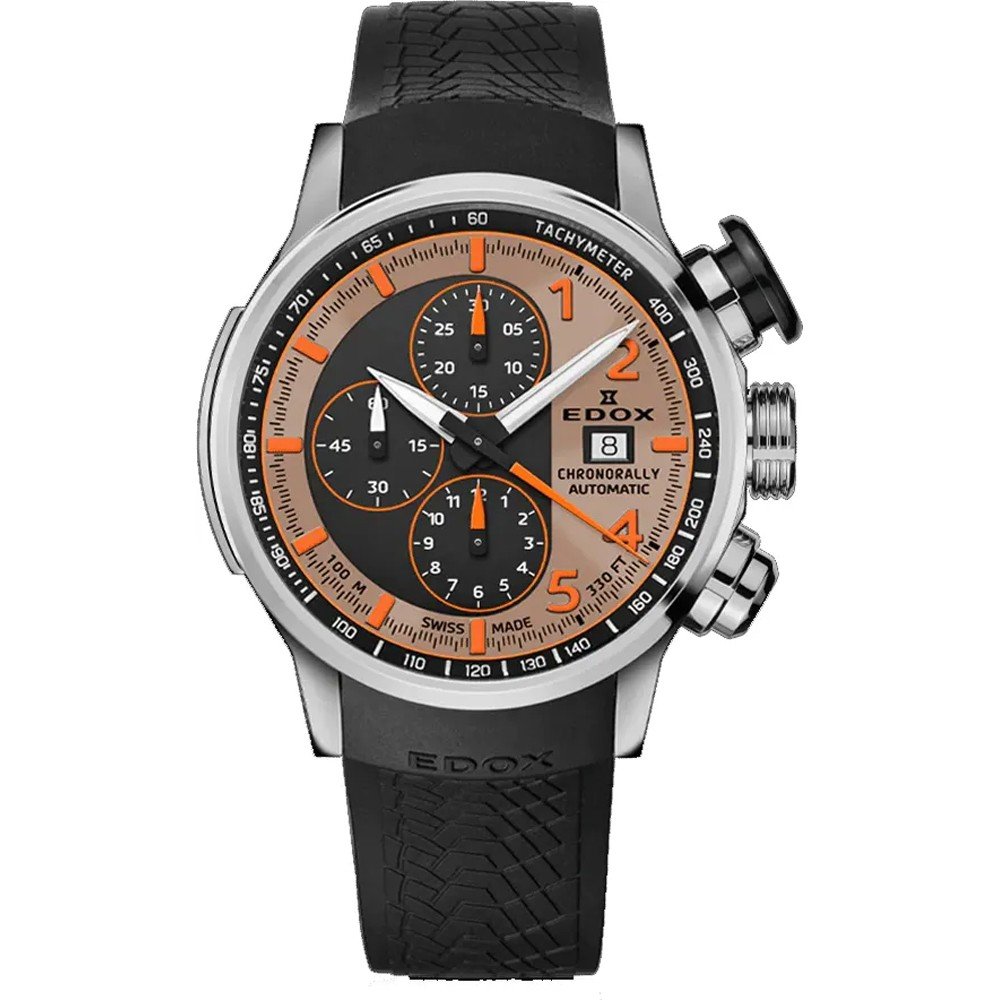 Edox Chronorally 01129-TNCA-BENO Chronorally Automatic Watch • EAN