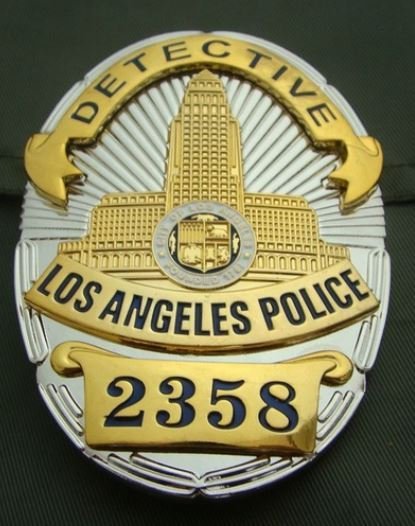 Badge Detective LAPD - Hollinsigne