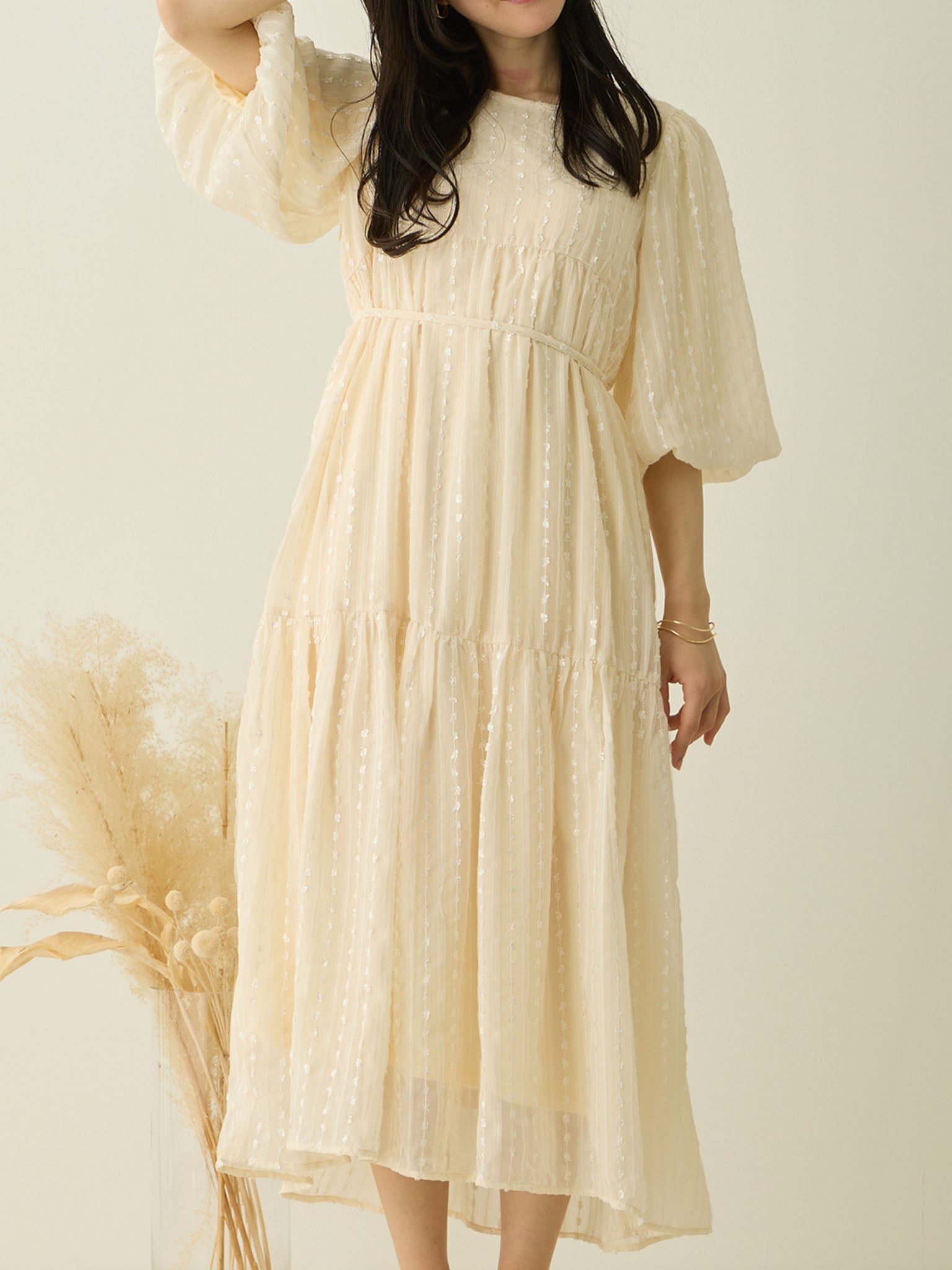 バルーンスリーブワンピース Ivory – honono for mom&baby