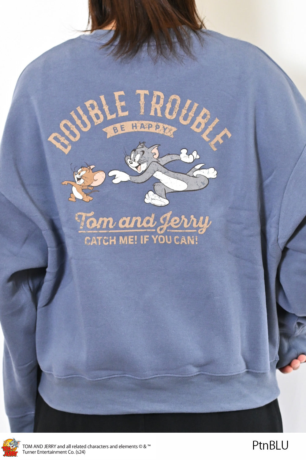 ≪SALE≫トムとジェリー裏起毛ワイドクルートレーナー – HEART MARKET