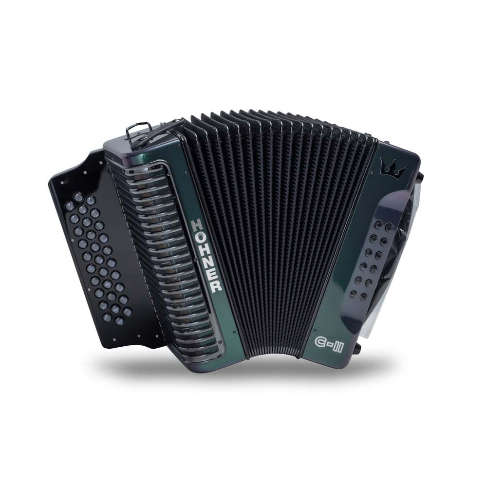 Hohner Corona C-II Accordion GCF Green to Gold