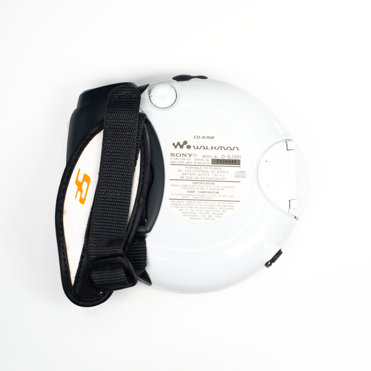 SONY CD WALKMAN D-SJ301 PORTABLE CD PLAYER – High Fidelity Vinyl