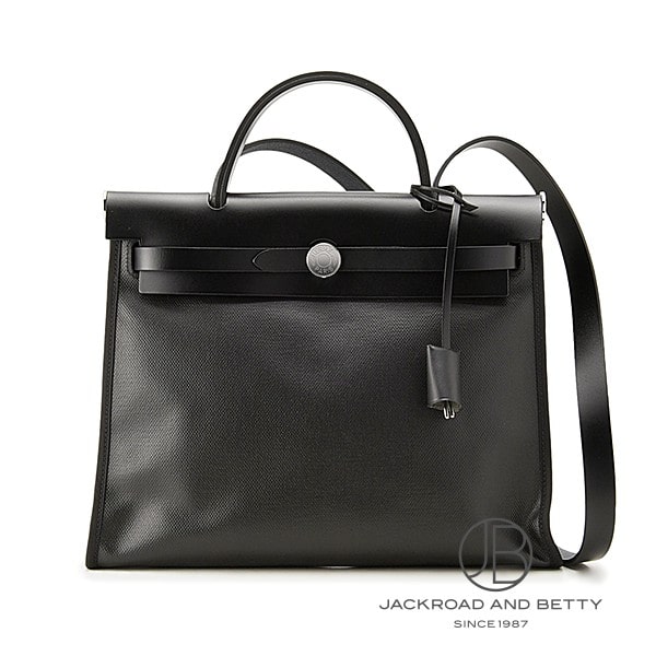 エールバッグジップ PM ノワール ブラック 黒[] Herbag Zip PM Noir