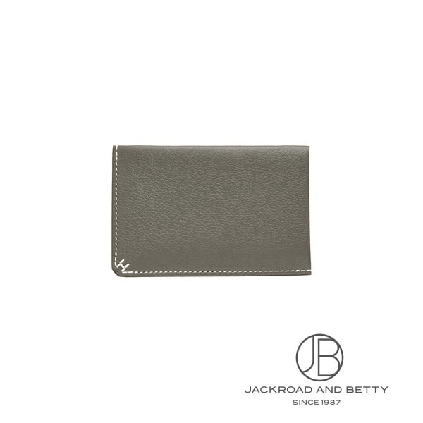 Hセリエ カードケース グリメイヤー グレー[] Card Case | エルメス
