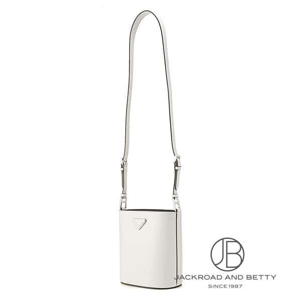 ブラッシュドレザー ミニ ハンドバッグ ビアンコ ホワイト 白[1BE059