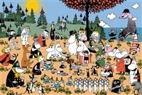 YAM-10-1306 ムーミン ムーミン谷の素敵な仲間 1000ピース やのまん の