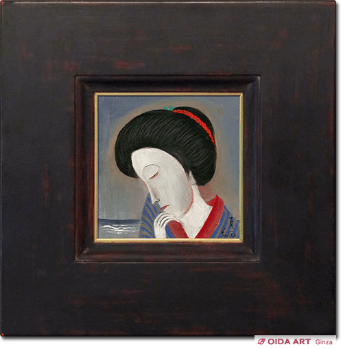 斎藤真一 波 お春の愁い 越後瞽女日記 | 絵画など美術品の販売と買取