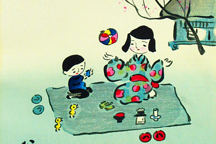 藤田嗣治 猫と自画像 | 絵画など美術品の販売と買取 | 東京・銀座 おい