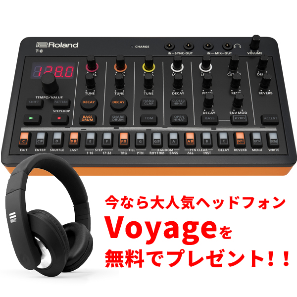 RolandのリズムベースマシンAIRA Compact T-8をご紹介いたします。
