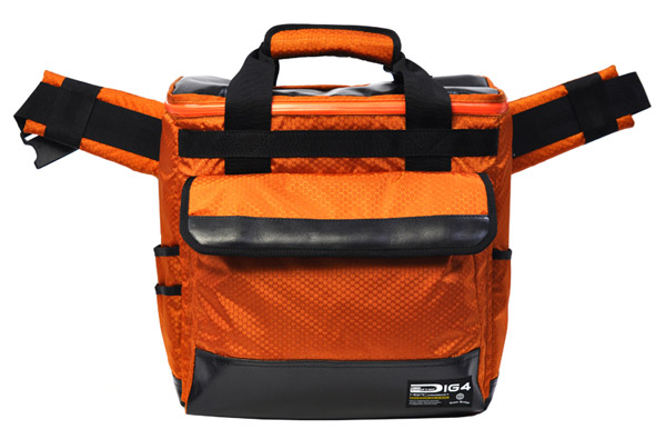 DIG4/DJバッグ/2 WAY VINYL TOTE オレンジ -DJ機材アナログレコード