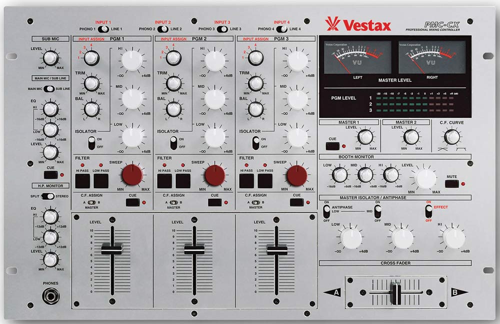 今や探してる人多数！Vestax/DJミキサー/PMC-CX[USED]がついに入ってきた。