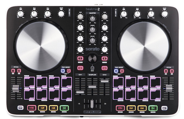 ReloopのPCDJコントローラーBeatMix2の紹介ページです。