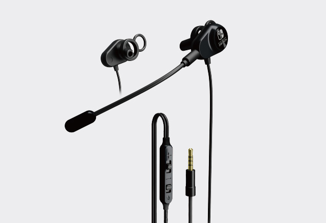 Nintendo Switch専用デュアルダクトゲーミングイヤホンブラック