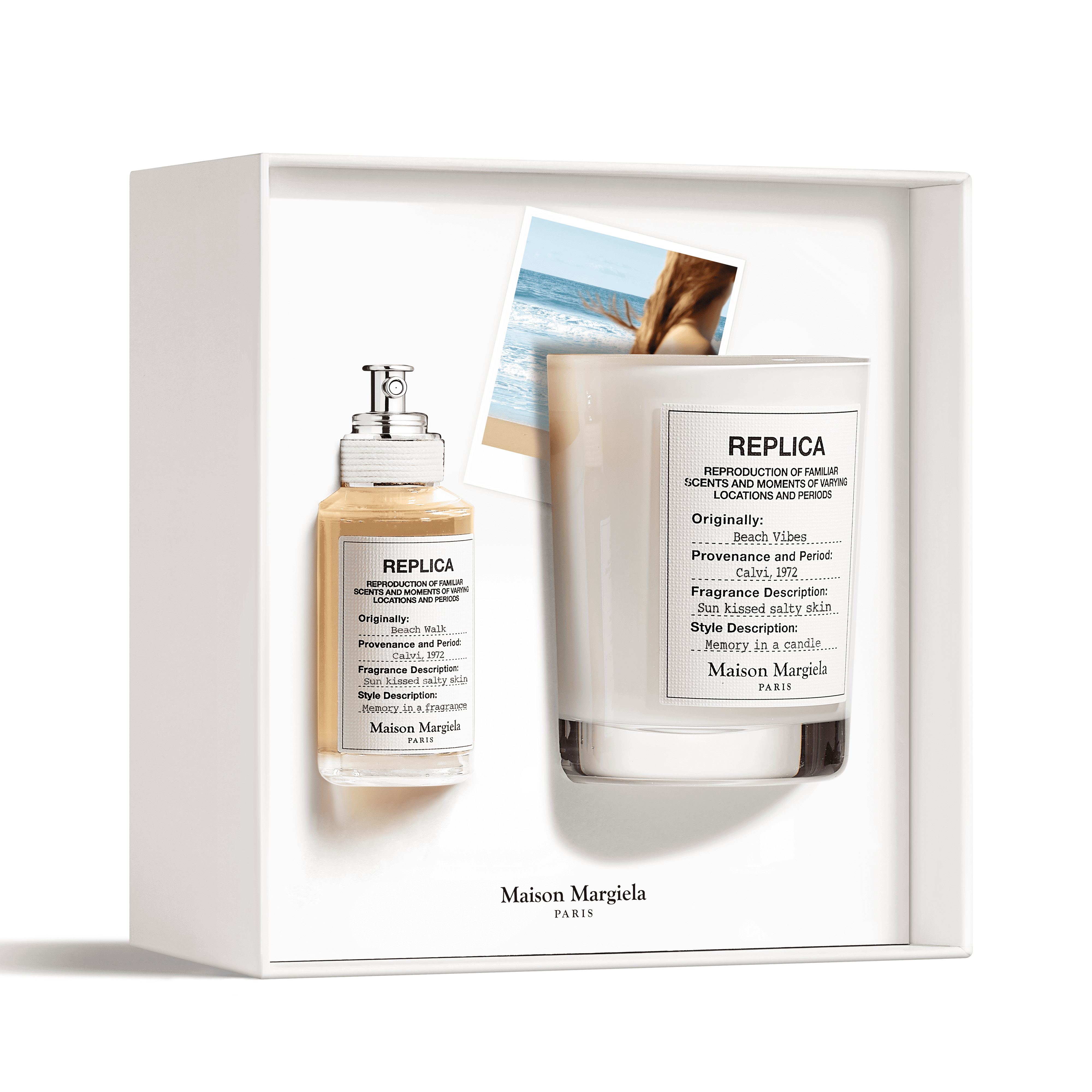 REPLICA Beach Walk Fragrance & Candle Set | Maison Margiela
