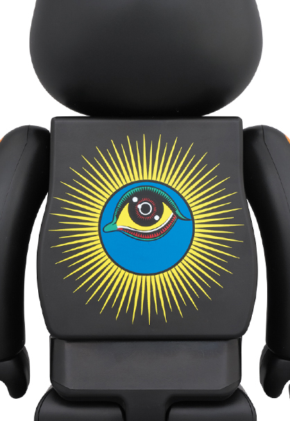 MEDICOM TOY - BE@RBRICK 田名網敬一 100％ & 400％ 黒