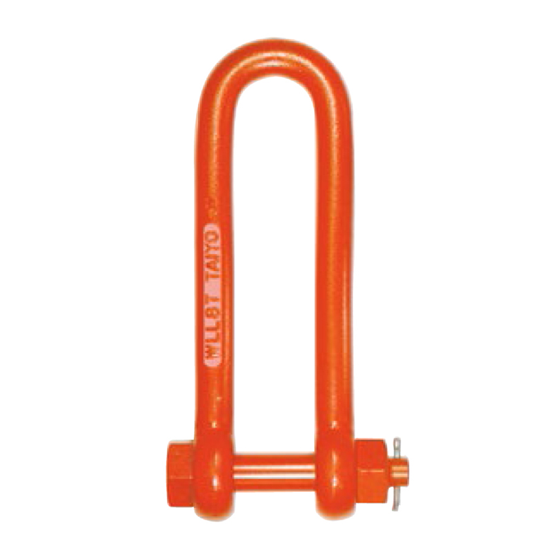 強力長シャックル TSL-6t ボルト・ナットタイプ 6t 22mm×L250mm 大洋製