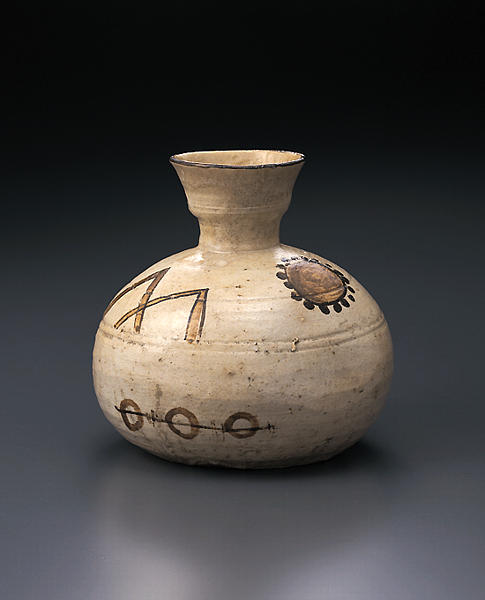 志野織部徳利 - MIHO MUSEUM