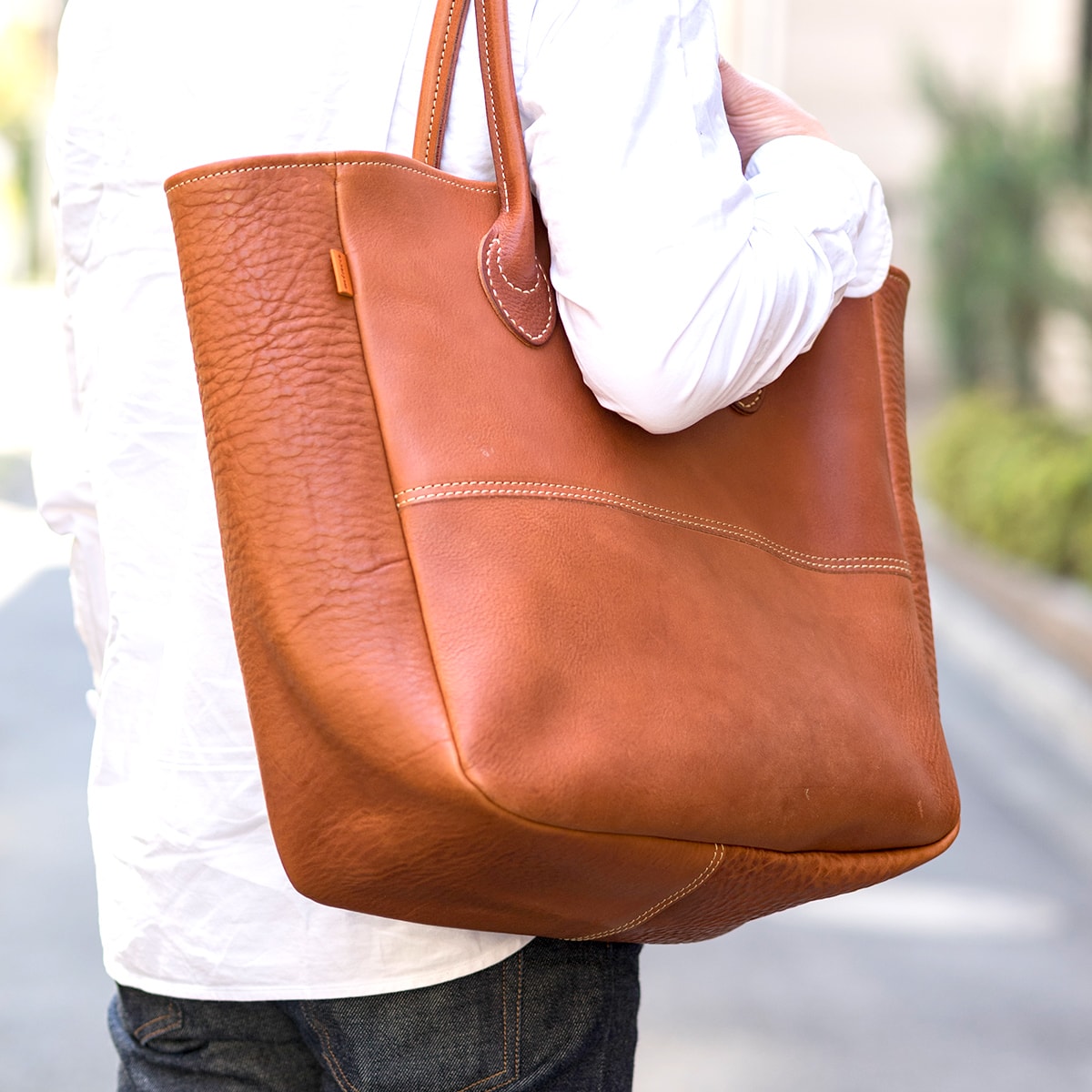 トートバッグ 03/L（栃木レザー） | BAG | ITEM | minca - 毎日に