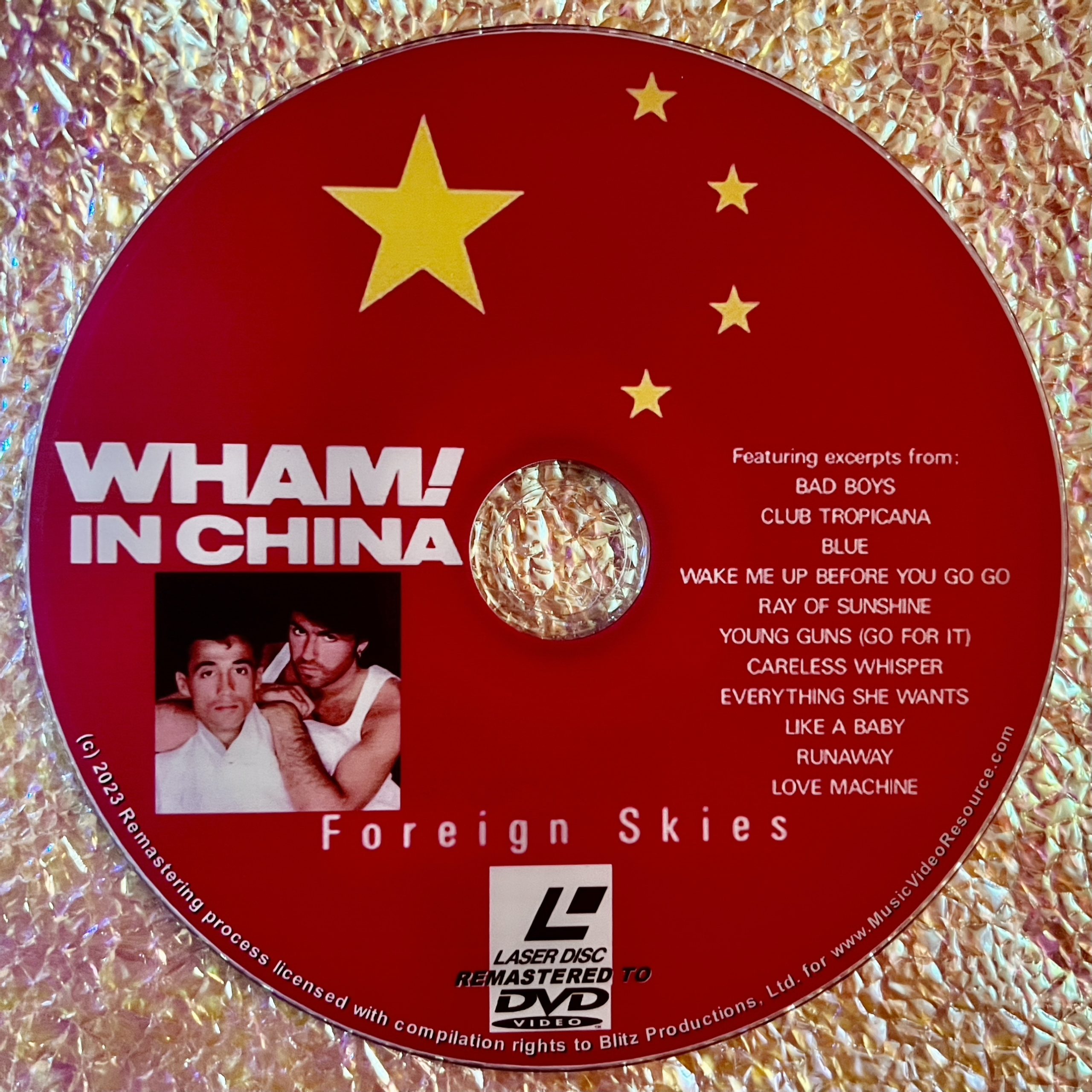 WHAM! In China: Foreign Skies DVD (1985) (Remastered from