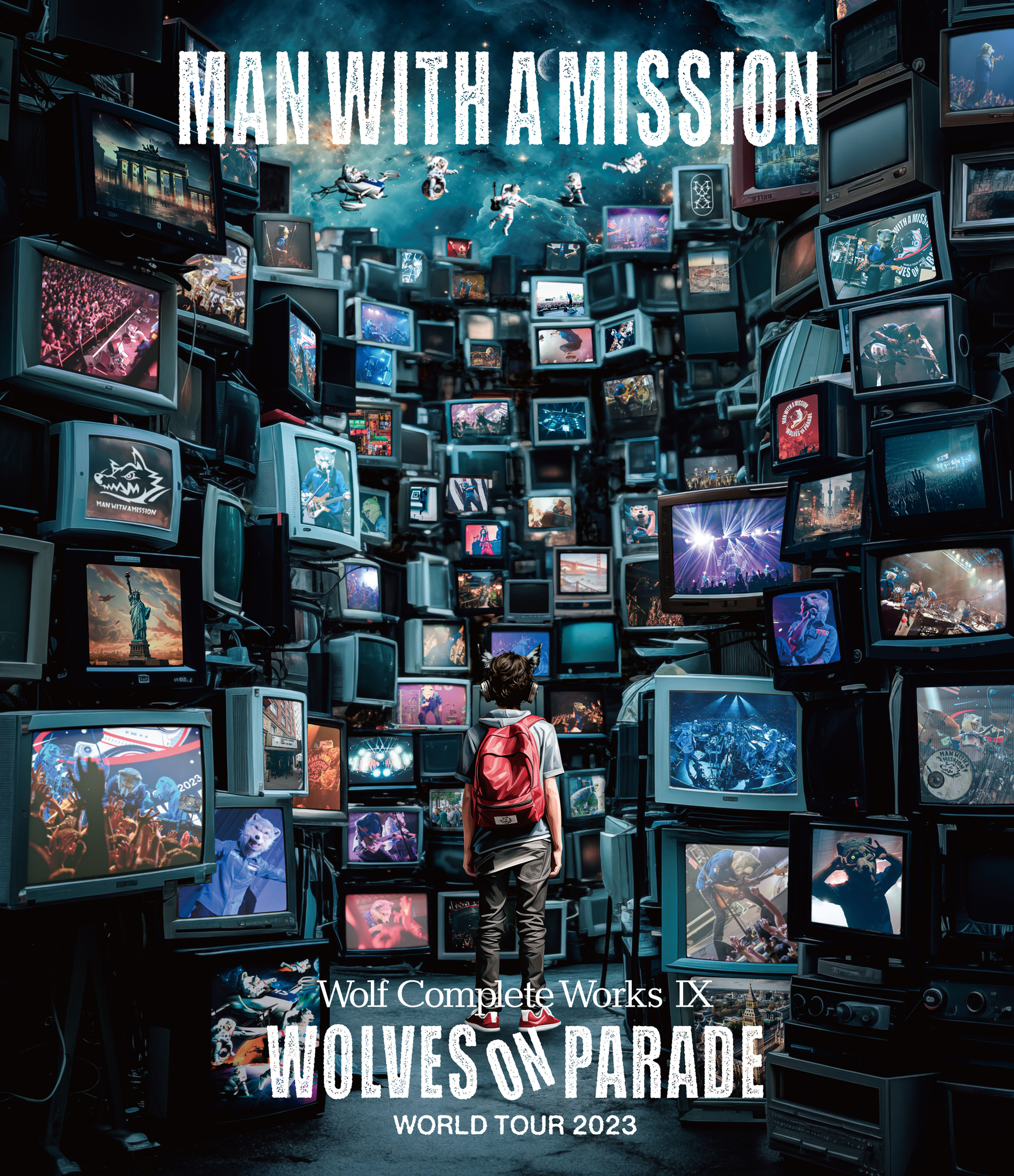 MAN WITH A MISSION、海外ツアー本格収録映像作品「WOLVES ON PARADE
