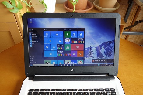 HP 14-ac100レビュー：デザインもこだわったエントリ14インチノート