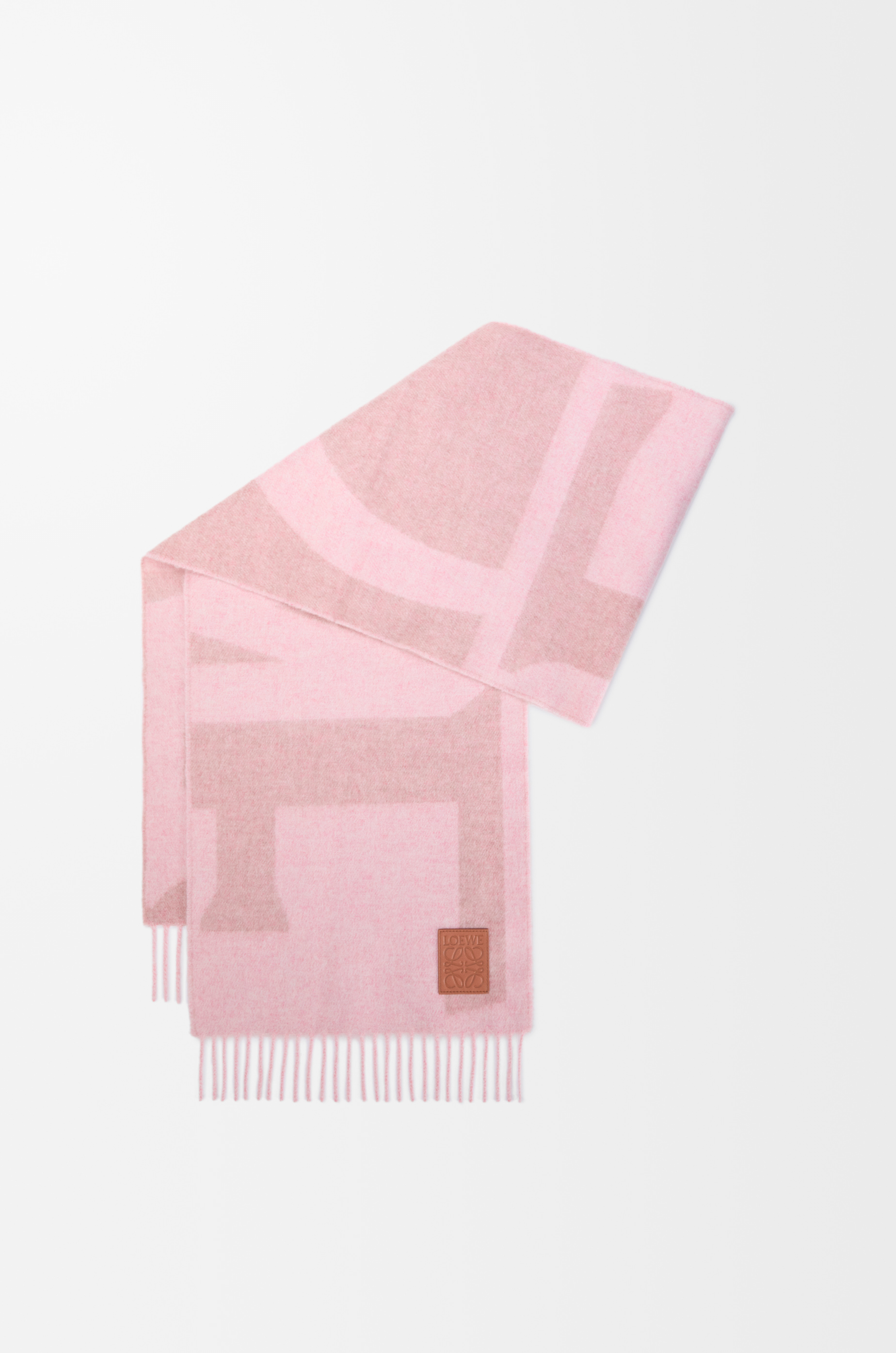 Scarf in cashmere Pink - LOEWE USA Official Website