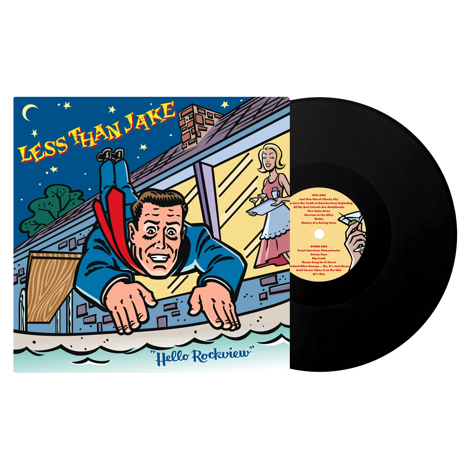Less Than Jake - Hello Rockview Standard Black Vinyl – Less Than