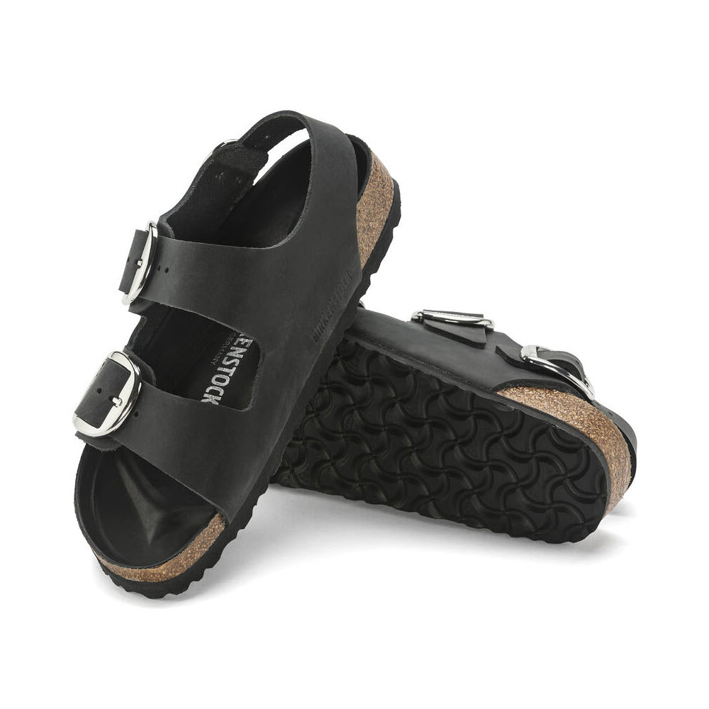BIRKENSTOCK MILANO BIG BUCKLE BLACK - WOMENS - Lamey Wellehan Shoes