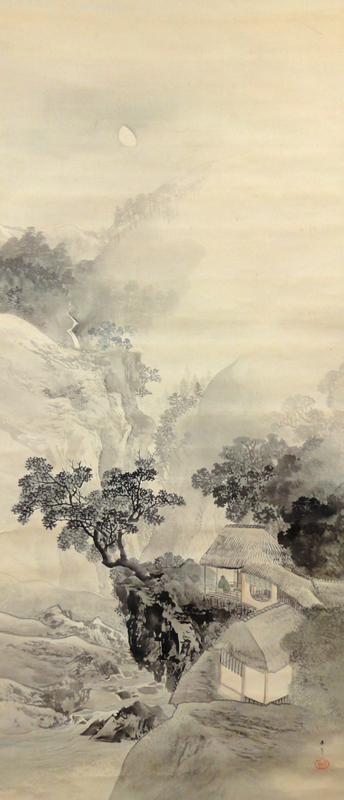 川端玉章 春秋山水図 双幅 /Web書画ミュージアム