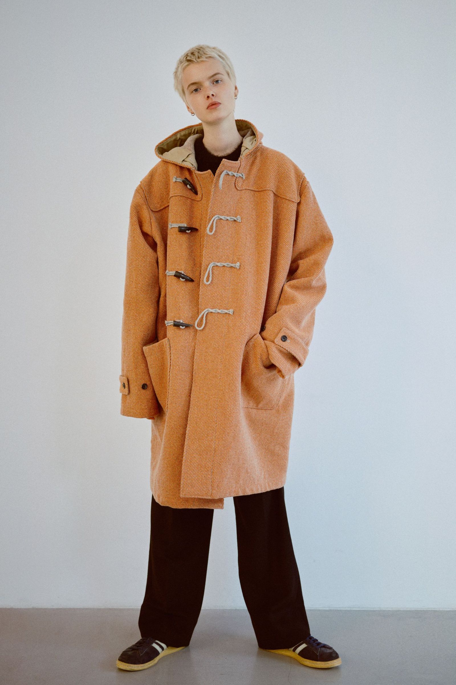 超極上品 マラリウス カットパイル モンゴメリー ダッフルコート