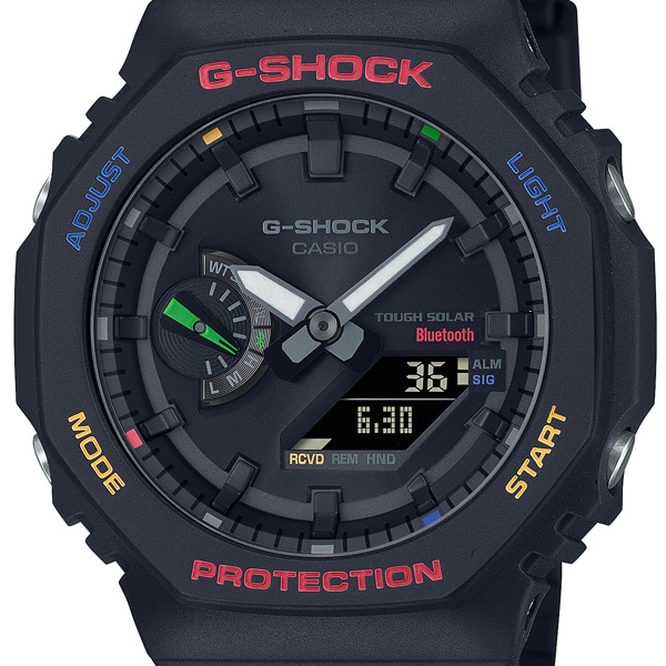 G-SHOCK MULTICOLOR ACCENTシリーズ GA-B2100FC-1AJF Bluetooth搭載